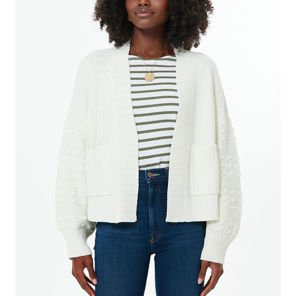 Tuckernuck Sweaters - Tuckernuck 'Bobble' White Cardigan Size M